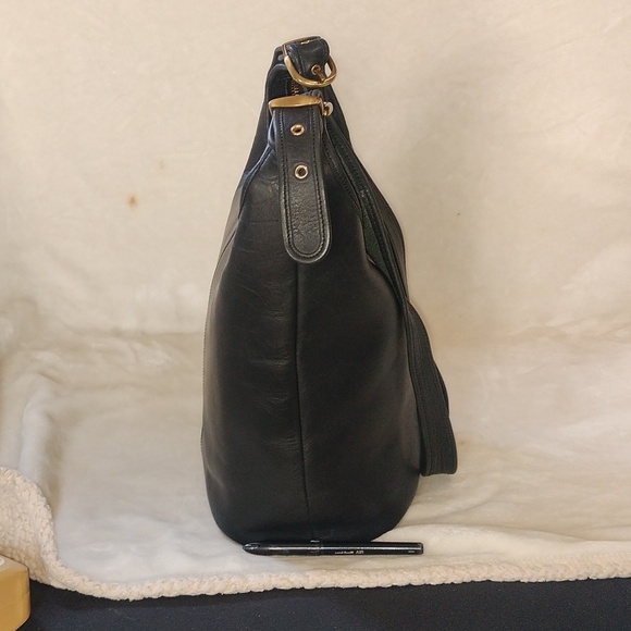 VINTAGE COACH large weekender in black leather. - Picture 3 of 10